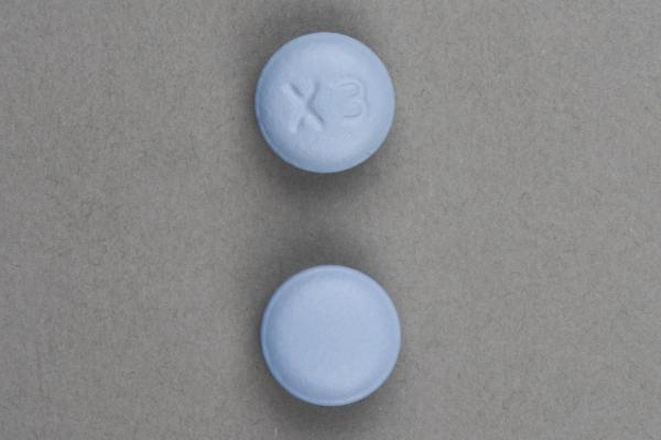 Pill X3 Blue Round is Paroxetine Hydrochloride Extended-Release
