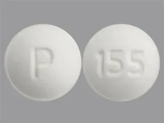 Pill P 155 White Round is Varenicline Tartrate