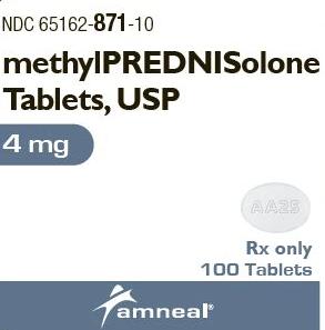 Methylprednisolone 4 mg AA25