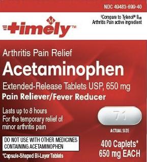 Acetaminophen 650 mg 71