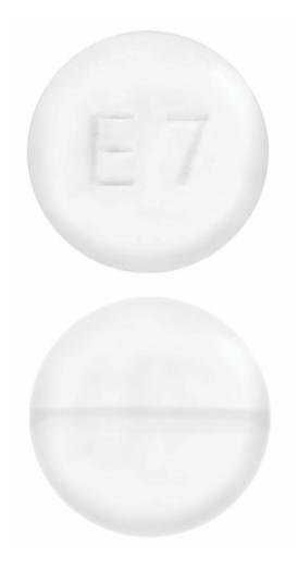 Pill E7 White Round is Dexamethasone