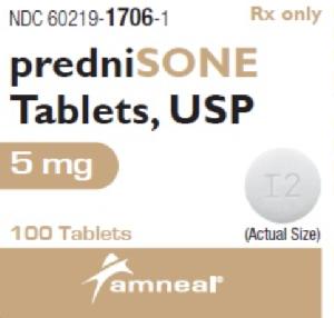 Pill I2 White Round is Prednisone