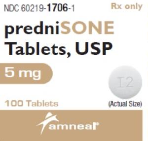 Pill I2  White Round is Prednisone