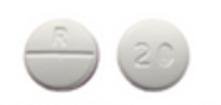 Pill R 20 White Round is Labetalol Hydrochloride