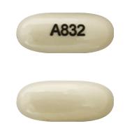 Pill A832 White Capsule-shape is Bexarotene