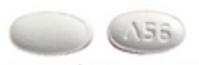 Pill Logo 56 White Oval is Carvedilol