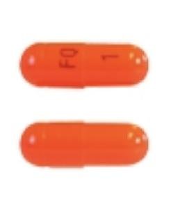 Pill FQ 1 Orange Capsule/Oblong is Acetazolamide Extended-Release