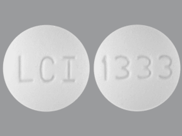 Pill LCI 1333 White Round is Baclofen