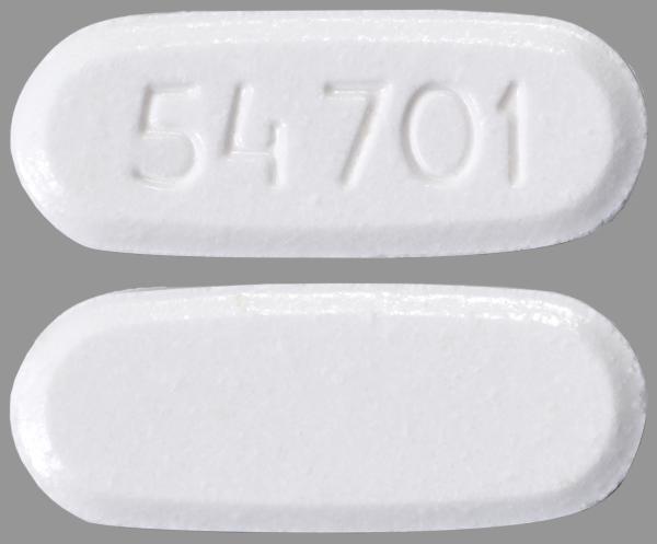 Pill 54 701 White Capsule/Oblong is Everolimus