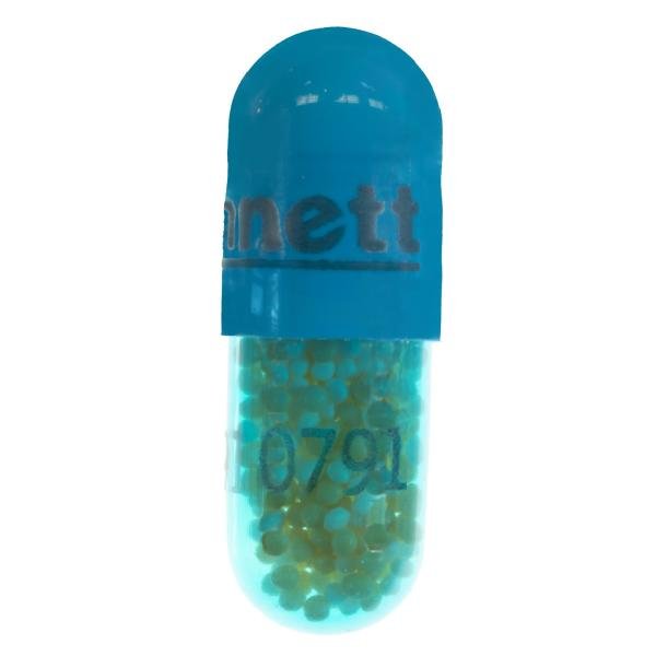 Pill Lannett 0791 Blue Capsule/Oblong is Amphetamine and Dextroamphetamine Extended Release