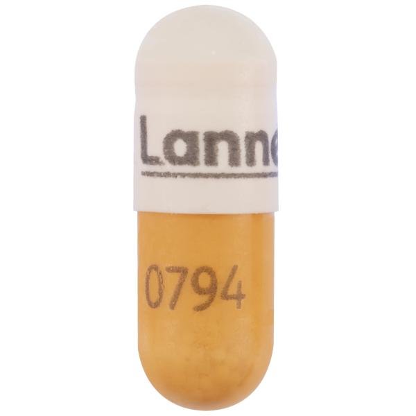 Pill Lannett 0794 Orange & White Capsule/Oblong is Amphetamine and Dextroamphetamine Extended Release