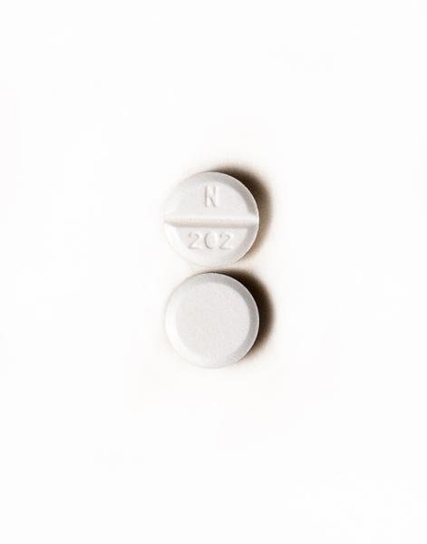 Pill N 202 White Round is Digoxin
