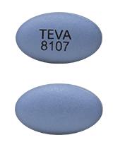 Ibuprofen and famotidine 800 mg / 26.6 mg TEVA 8107