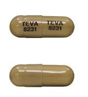 Sunitinib malate 50 mg TEVA 8231 TEVA 8231