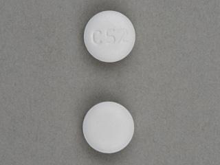 Pill C52 White Round is Nebivolol Hydrochloride