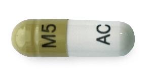 Dexmethylphenidate hydrochloride extended-release 5 mg M5 AC