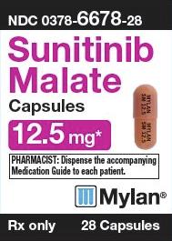 Sunitinib malate 12.5 mg MYLAN SM 12.5 MYLAN SM 12.5