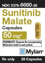 Pill MYLAN SM 50 MYLAN SM 50 Yellow Capsule/Oblong is Sunitinib Malate