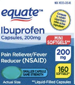 Pill P33 Blue Capsule-shape is Ibuprofen