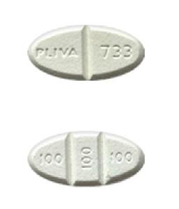 Pill PLIVA 733 100 100 100 White Oval is Trazodone Hydrochloride