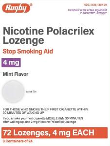 Pill A754 White Round is Nicotine Polacrilex