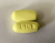 Pill L140 Yellow Oval is Clarithromycin