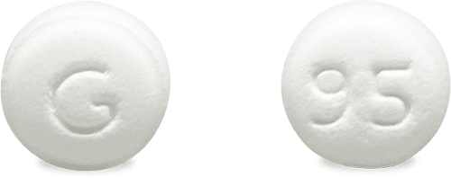 Pill G 95 White Round is Bisoprolol Fumarate and Hydrochlorothiazide