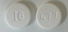 Pill IG 477 is Lanthanum Carbonate (Chewable) 750 mg