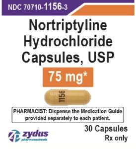 Nortriptyline hydrochloride 75 mg 1156
