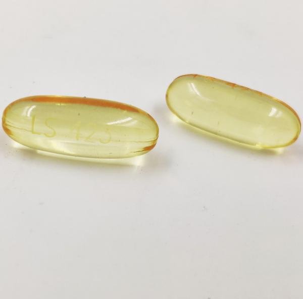 Pill LS 423 Yellow Capsule/Oblong is Omega-3-Acid Ethyl Esters