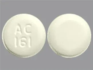 Pill AC161 White Round is Lamotrigine (Orally Disintegrating)
