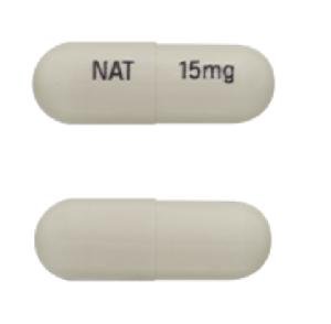 Pill NAT 15mg White Capsule/Oblong is Lenalidomide