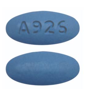 Pill A926 Blue Oval is Lacosamide