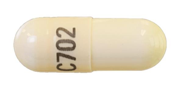 Pill C702 Yellow Capsule/Oblong is Doxepin Hydrochloride