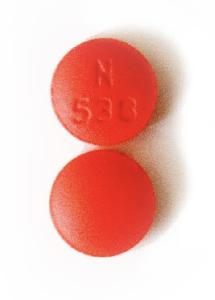 Pill N538 Red Round is Tranylcypromine Sulfate