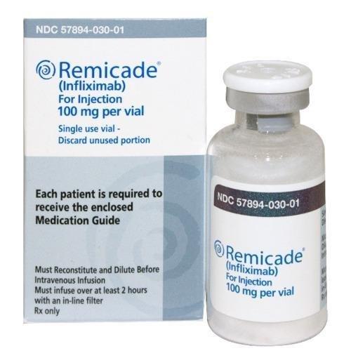 Remicade 100 mg lyophilized powder for injection medicine