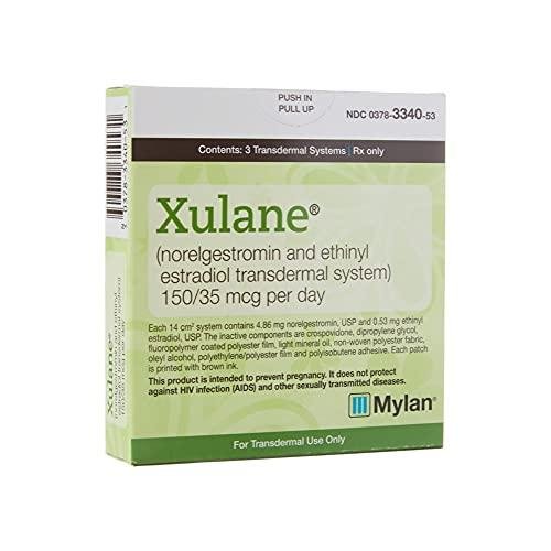 Xulane norelgestromin 150 mcg/day and ethinyl estradiol 35 mcg/day