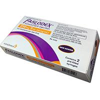 Pill medicine is Faslodex 250 mg/5 mL single-dose prefilled syringe