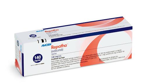 Repatha 140 mg/mL single-dose prefilled syringe medicine