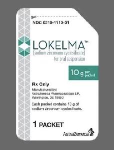 Pill medicine is Lokelma 10 g powder for oral suspension