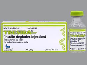 Tresiba 100 units/mL (U-100) multiple-dose vial medicine