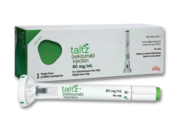 Pill medicine is Taltz 80 mg/mL single-dose autoinjector