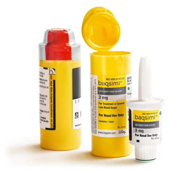 Baqsimi 3 mg nasal powder intranasal device
