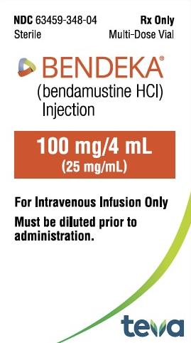 Pill medicine is Bendeka 100 mg/4 mL injection for intravenous infusion