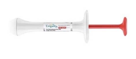 Emgality (galcanezumab) 100 mg/mL single-dose prefilled syringe