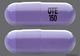 Pill OTE 150 Purple Capsule/Oblong is Vivjoa