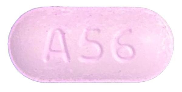 Pill A56 Pink Capsule-shape is Sucralfate