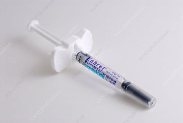 Enbrel 50 mg/mL single-dose prefilled syringe medicine