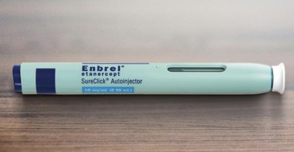 Enbrel 50 mg/mL single-dose prefilled SureClick autoinjector medicine