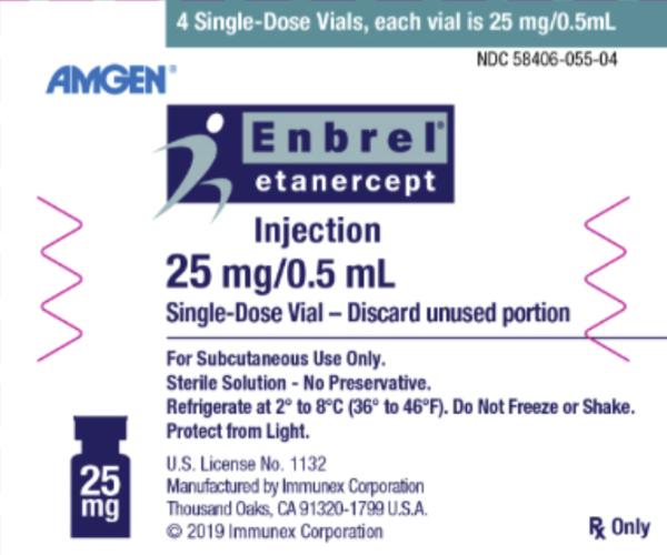 Enbrel 25 mg/0.5 mL single-dose vial medicine